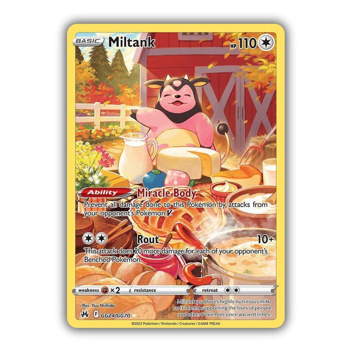 Pokemon TCG Miltank GG24/GG70 Gallery Full Art Ultra Rare Near Mint