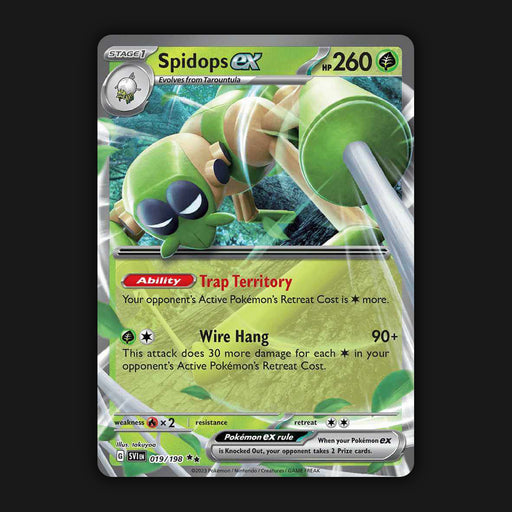 Pokemon TCG Spidops ex 019/198 Double Ultra Rare Scarlet & Violet Base NM
