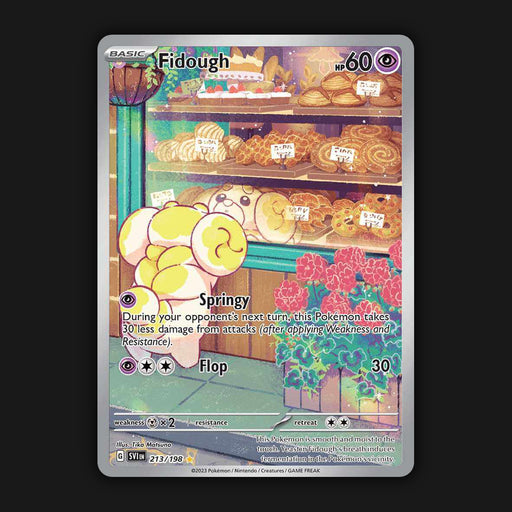 Pokemon TCG Fidough 213/198 Illustration Ultra Rare Scarlet & Violet Base NM