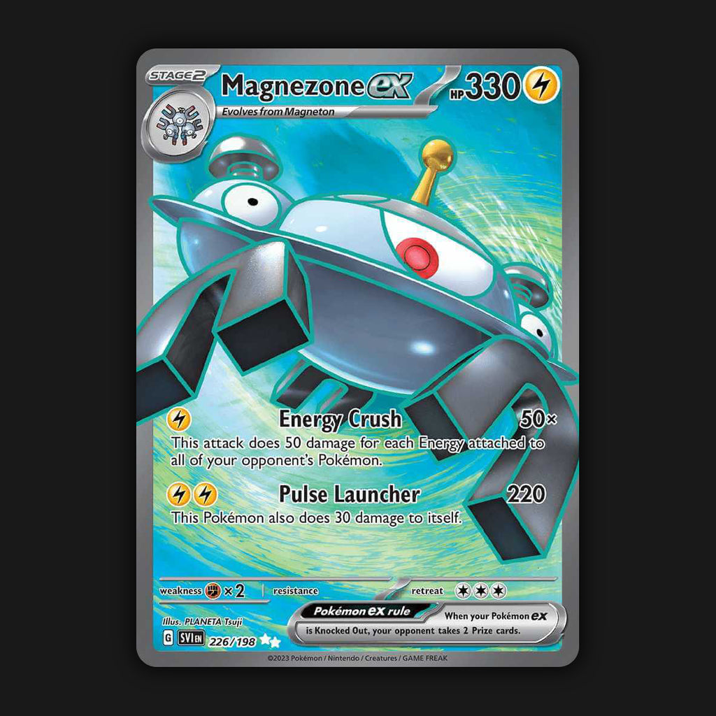 Pokemon TCG Magnezone ex 226/198 Full Art Ultra Rare Scarlet
