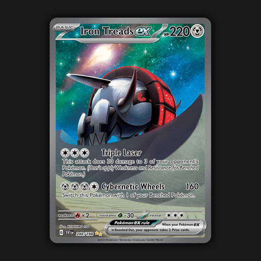 Pokemon TCG Iron Treads ex 248/198 Special Illustration Scarlet & Violet Base NM