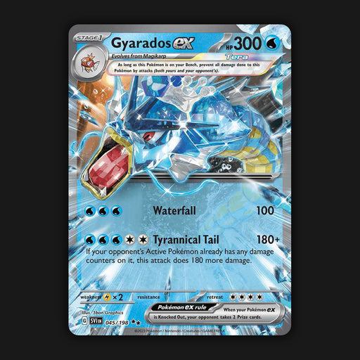Pokemon TCG Gyarados ex 045/198 Double Ultra Rare Scarlet & Violet Base NM