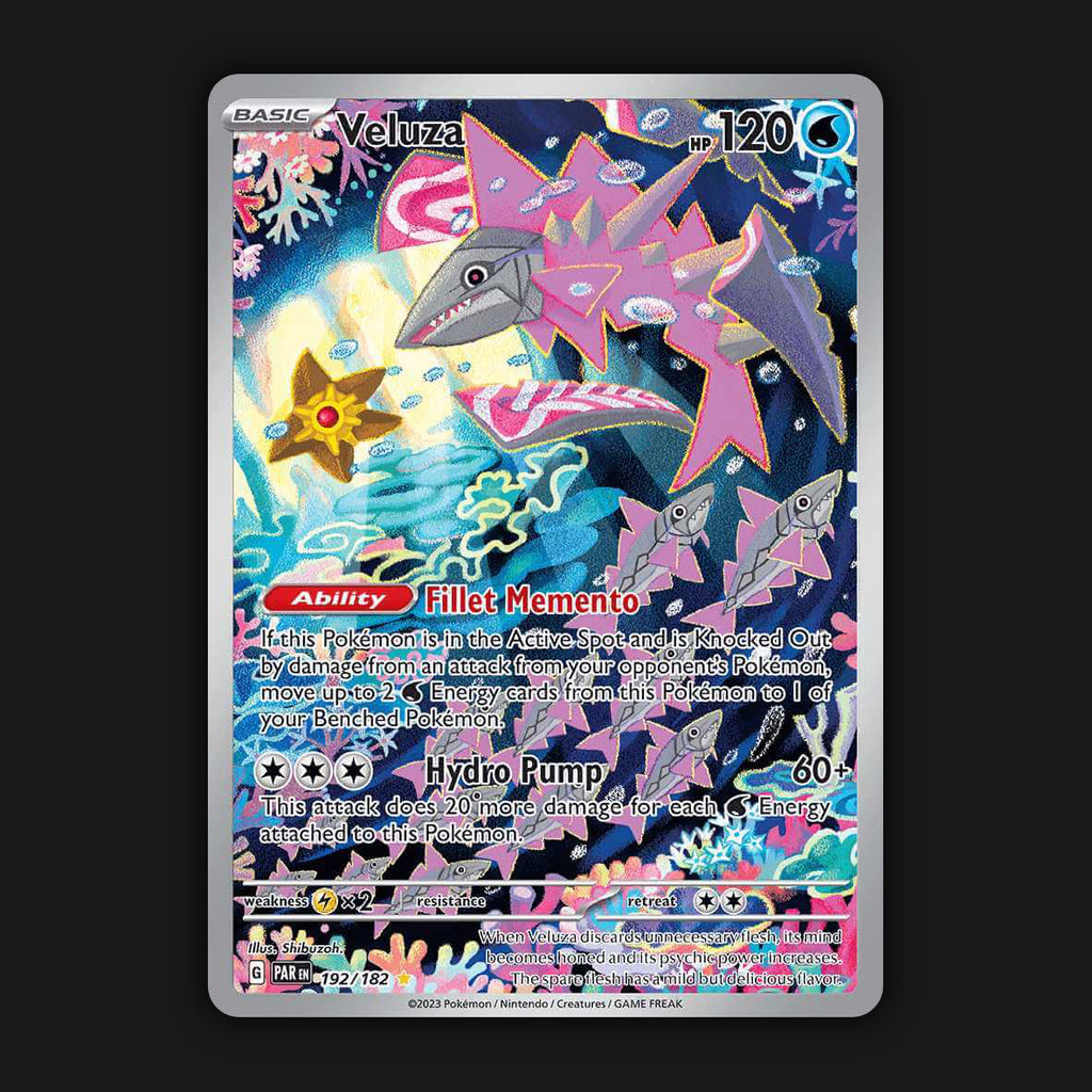 Pokémon TCG Veluza Paradox Rift 192/182 Holo Illustration Rare