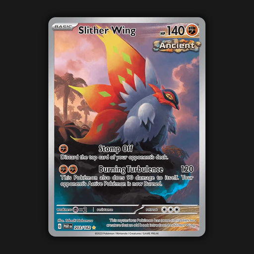 Pokemon TCG Slither Wing 203/182 Illustration Rare Paradox Rift Near Mint