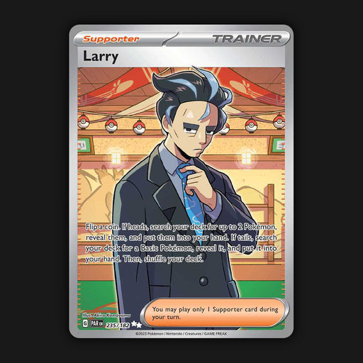 Pokémon TCG Larry Paradox Rift 235/182 Holo Ultra Rare Near Mint