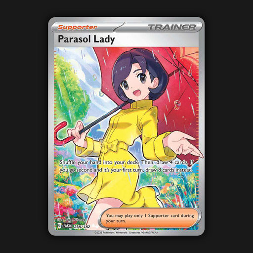 Pokémon TCG Parasol Lady Paradox Rift 238/182 Holo Ultra Rare Near Mint