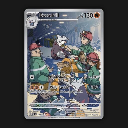 Pokemon TCG Excadrill 174/162 Illustration Ultra Rare Temporal Forces NM