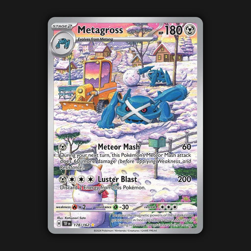 Pokemon TCG Metagross 178/162 Illustration Ultra Rare Temporal Forces NM