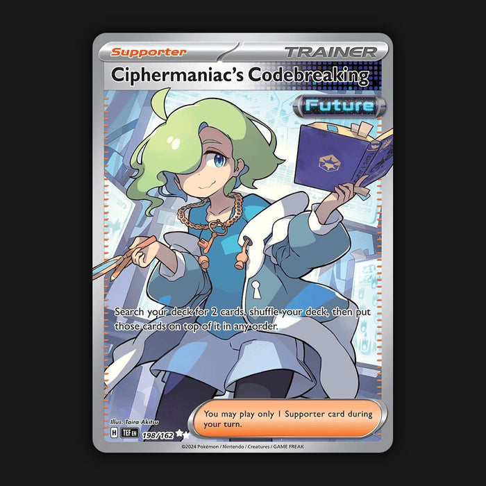 Pokemon TCG Ciphermaniac's Codebreaking 198/162 Ultra Rare Temporal Forces NM