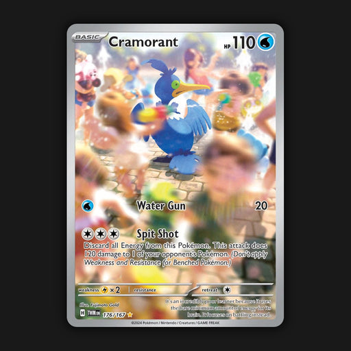 Pokemon TCG Cramorant 176/167 Illustration Ultra Rare Twilight Masquerade NM