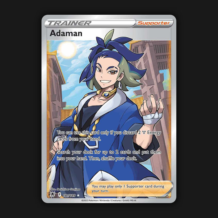 Pokemon TCG Adaman 181/189 Full Art Ultra Rare Astral Radiance NM