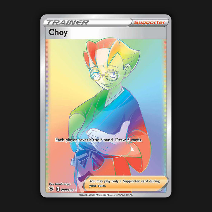 Pokemon TCG Choy 200/189 Full Art Secret Rainbow Rare Astral Radiance NM