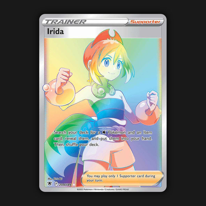 Pokemon TCG Irida 204/189 Full Art Secret Rare Astral Radiance NM