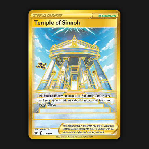 Pokemon TCG Temple of Sinnoh 214/189 Secret Gold Rare Astral Radiance NM