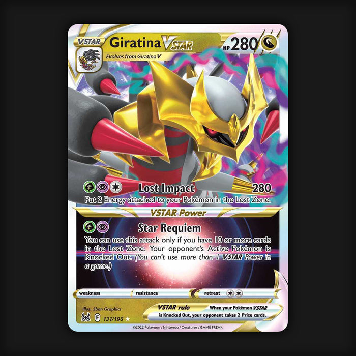 Pokémon TCG Giratina VSTAR Sword & Shield - Lost Origin 131/196 Holo Ultra Rare