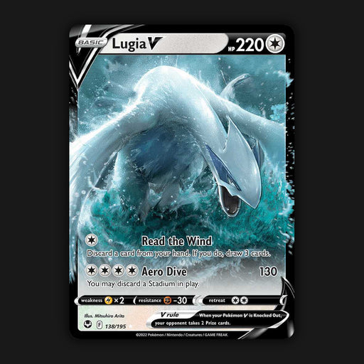 Pokémon TCG Lugia V Sword & Shield - Silver Tempest 138/195 Holo Ultra Rare NM