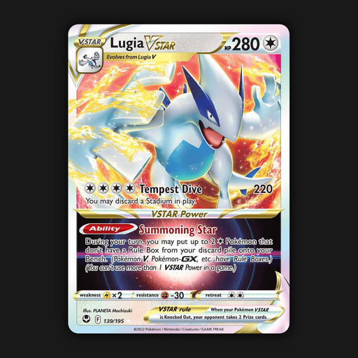 Pokemon TCG Lugia VSTAR Ultra Rare 139/195 - Silver Tempest Near Mint