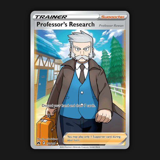 Pokémon TCG Professor's Research Full Art Crown Zenith 150/159 Holo Ultra Rare