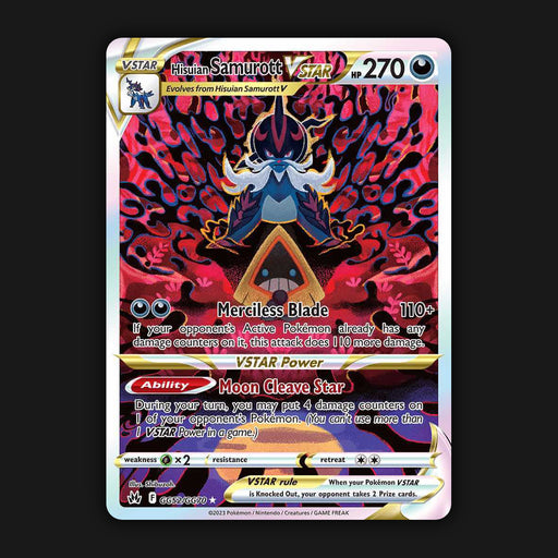 Pokémon TCG Hisuian Samurott VSTAR Crown Zenith: Galarian Gallery GG52/GG70 NM