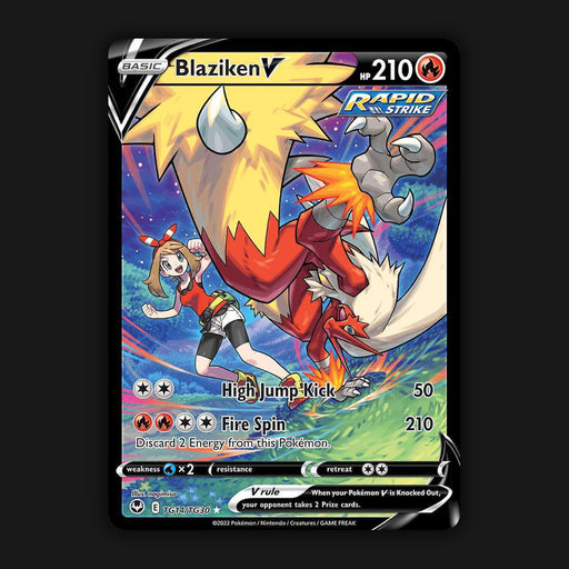 Pokemon TCG Blaziken V TG14/TG30 Ultra Rare - Silver Tempest Near Mint