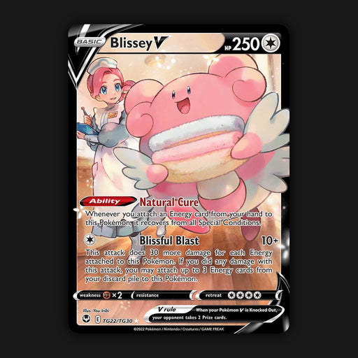 Pokemon TCG Blissey V TG22/TG30 Ultra Rare - Silver Tempest Near Mint