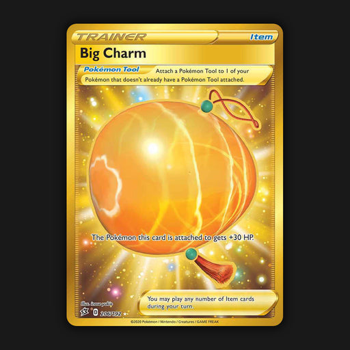 Pokémon TCG Big Charm Rebel Clash 206/192 Holo Secret Rare NM