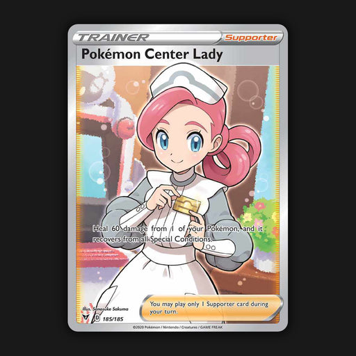 Pokémon TCG Pokemon Center Lady Vivid Voltage 185/185 Full Art Ultra Rare NM