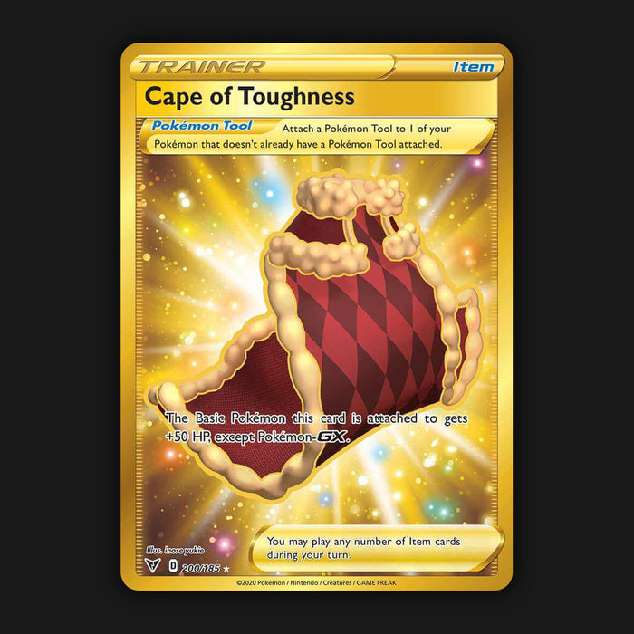 Pokémon TCG Cape of Toughness Vivid Voltage 200/185 Holo Secret Rare Near Mint