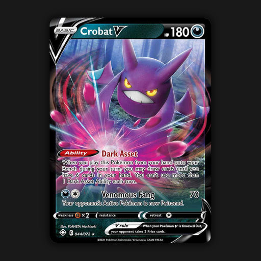 Pokemon TCG Crobat V 044/072 Ultra Rare Shining Fates NM