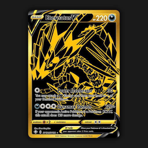 Pokemon TCG Eternatus V SV121/SV122 Shiny Rare Shining Fates Shiny Vault NM