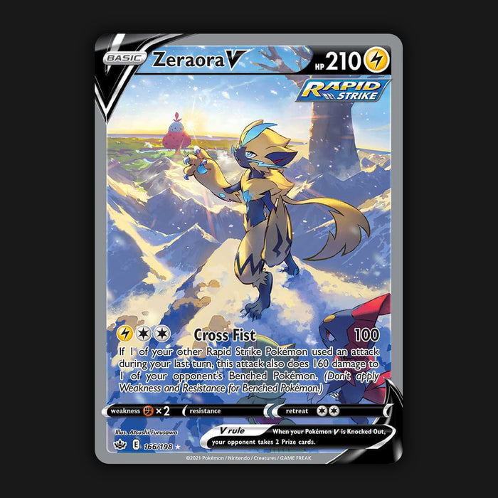 Pokemon! BGS 8.5 [2021 Chillin Reign #166 ZERAORA V UR ALT deals FULL ART]