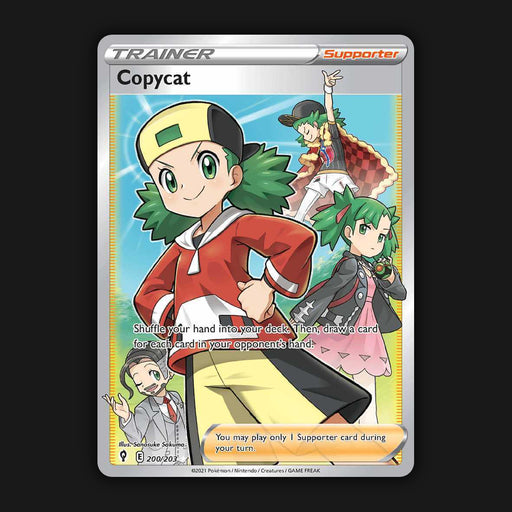 Pokemon TCG Copycat 200/203 Full Art Ultra Rare Evolving Skies NM
