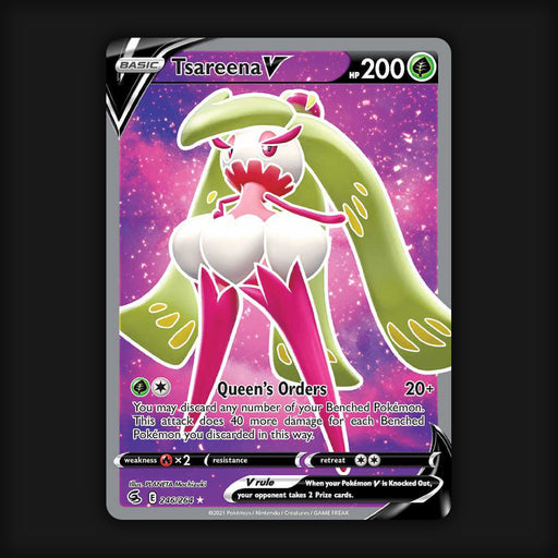 Pokemon TCG Tsareena V (Full Art) - 246/264 Ultra Rare Fusion Strike Near Mint