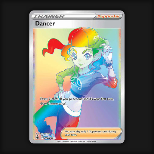 Pokémon TCG Dancer Fusion Strike 274/264 Holo Secret Rare Near Mint