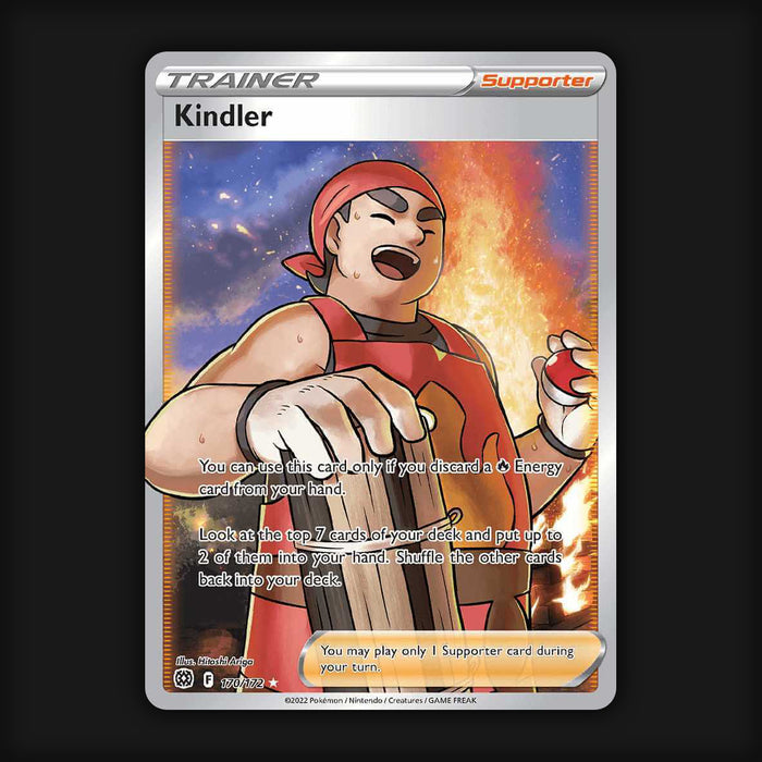 Pokemon TCG Kindler 170/172 Full Art Ultra Rare Brilliant Stars NM